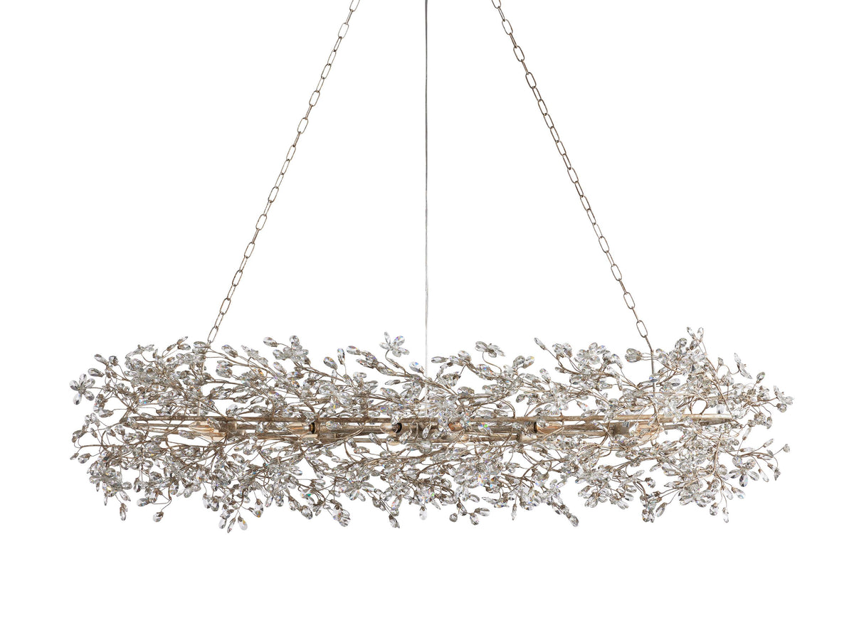 Fiore Delicate Petals Oval Chandelier