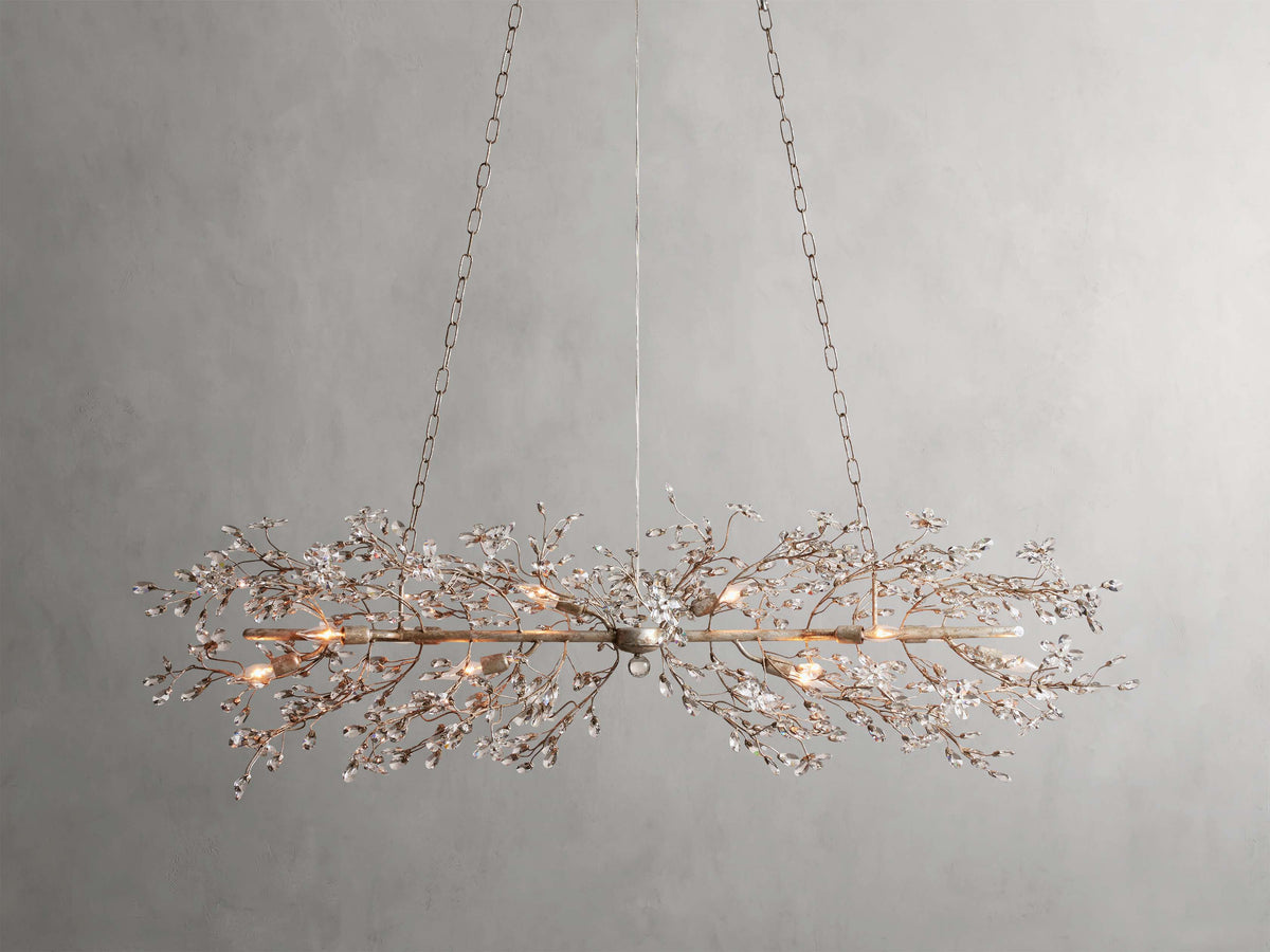 Fiore Delicate Petals Linear Chandelier