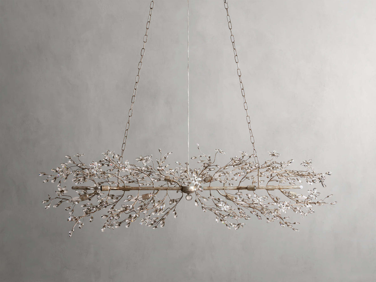 Fiore Delicate Petals Linear Chandelier