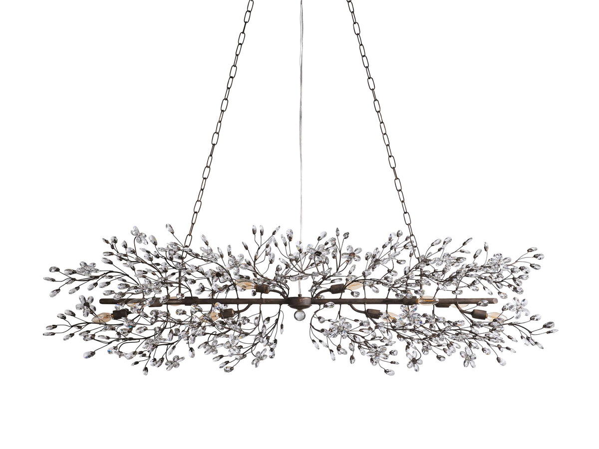 Fiore Delicate Petals Linear Chandelier