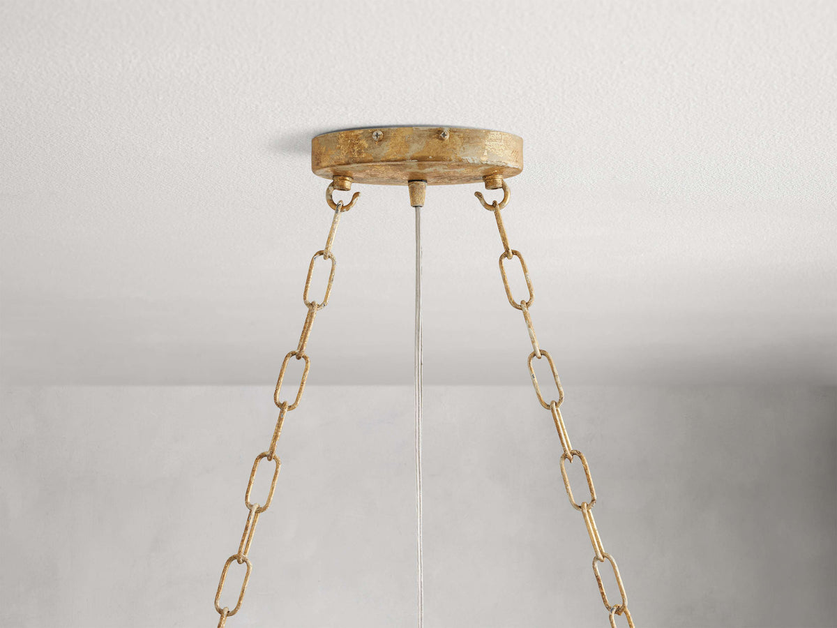 Fiore Delicate Petals Linear Chandelier