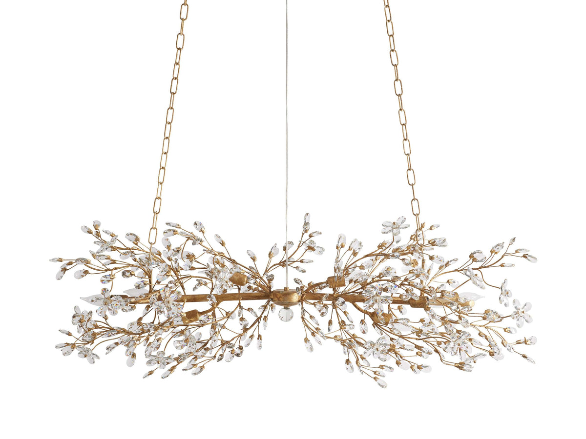 Fiore Delicate Petals Linear Chandelier