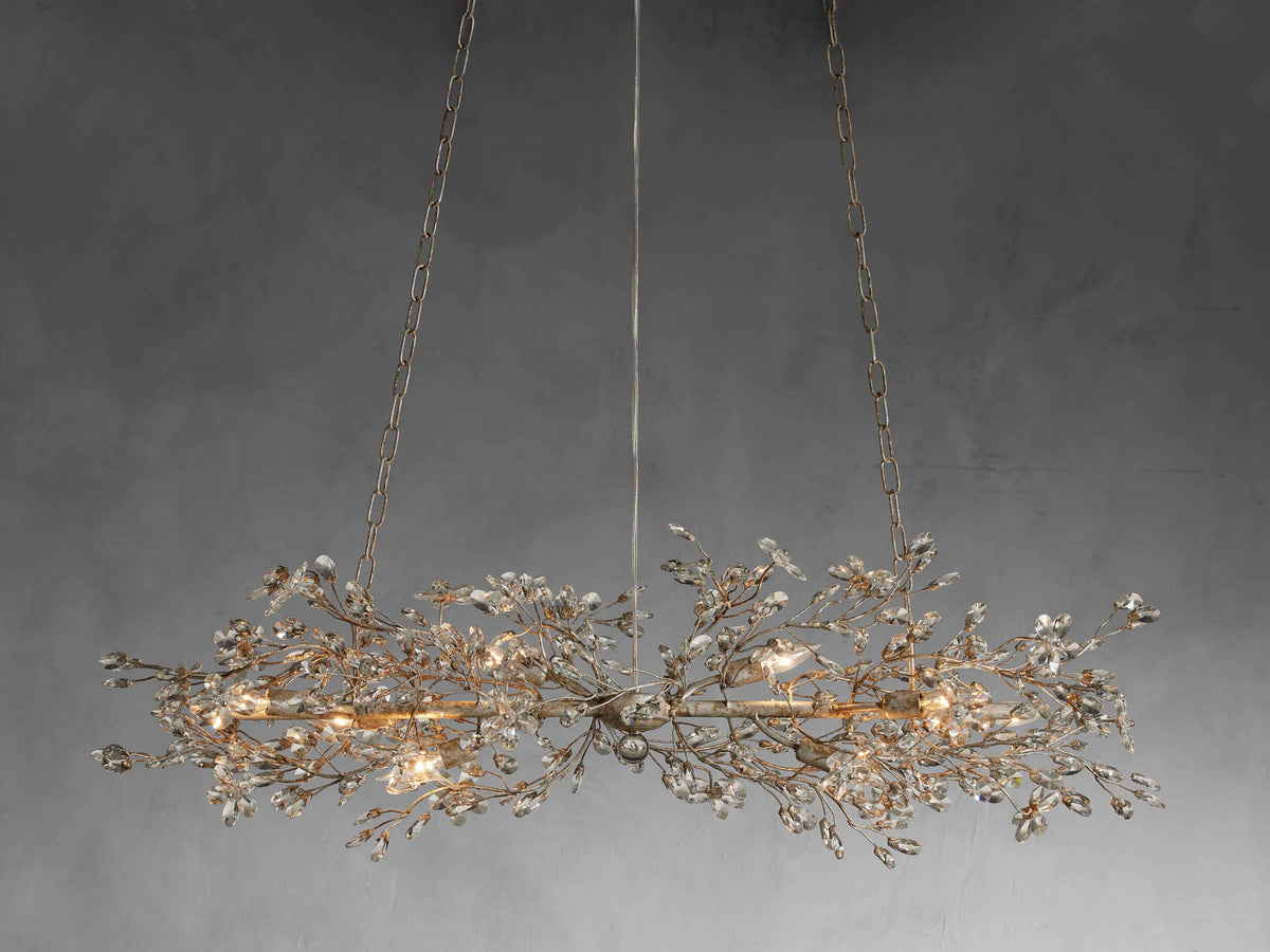 Fiore Delicate Petals Linear Chandelier