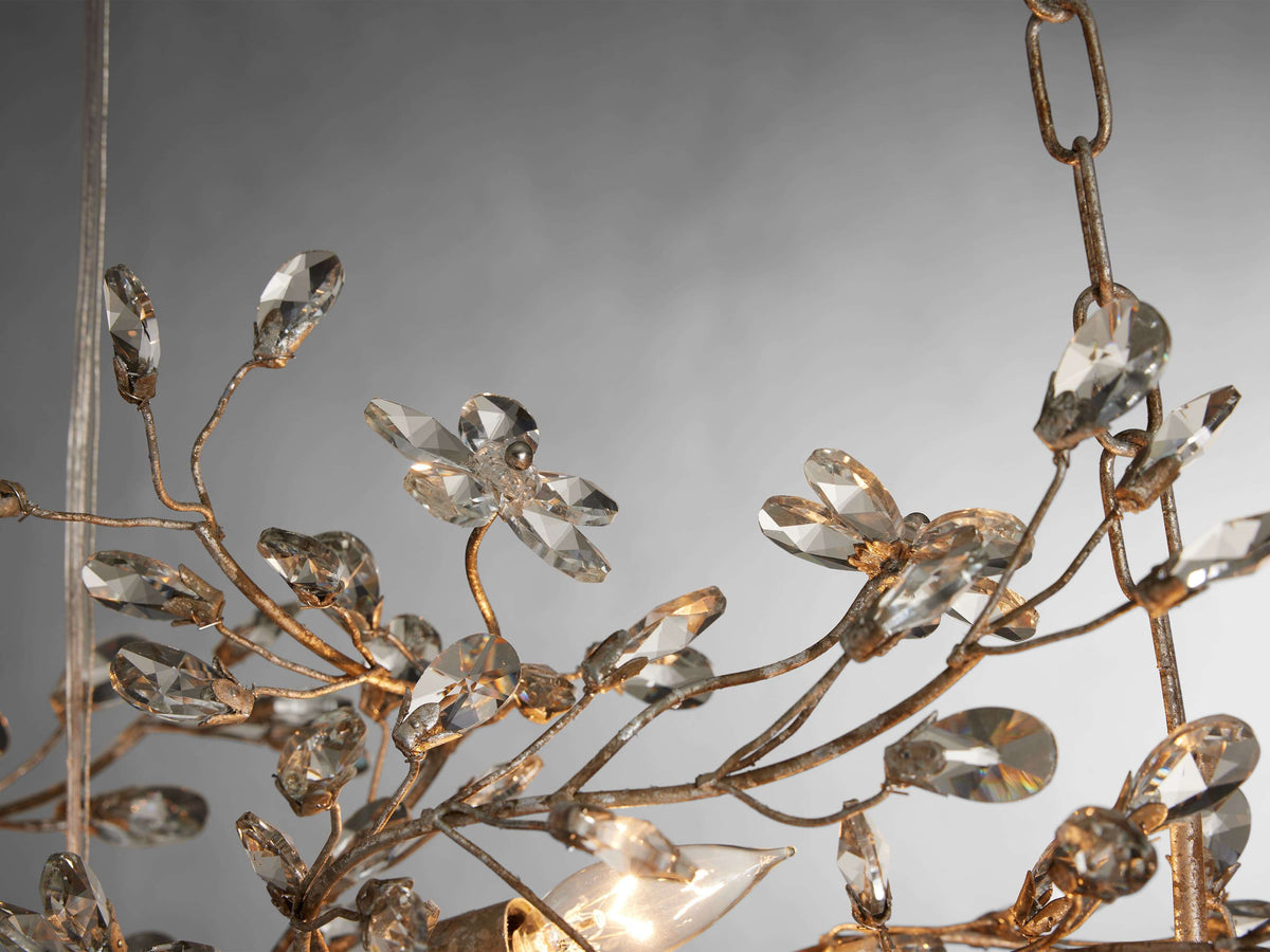 Fiore Delicate Petals Linear Chandelier