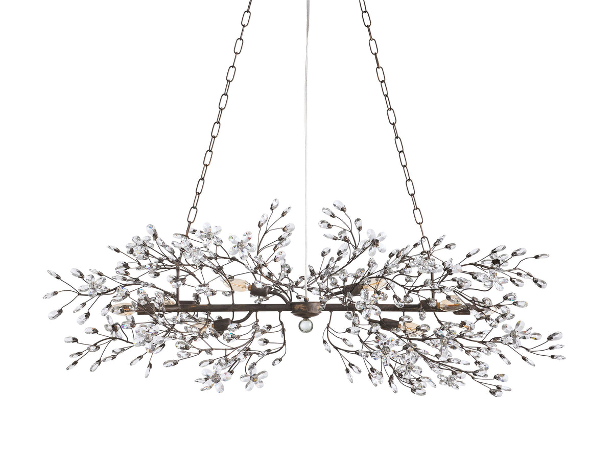 Fiore Delicate Petals Linear Chandelier