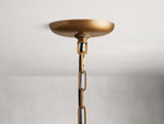 Ghiaccio Textured Glass Round Chandelier