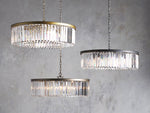 Leyland Prism Crystal Round Chandelier