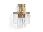 Leyland Prism Crystal 3-Light Wall Sconce