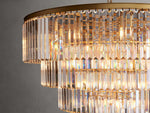 Leyland Prism Crystal Tiered Round Chandelier