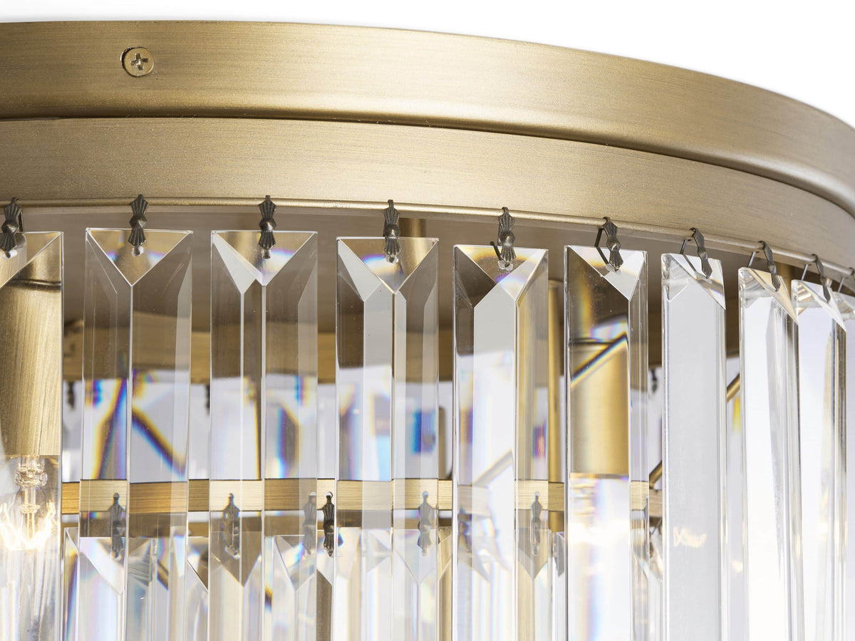 Leyland Prism Crystal Flush Mount