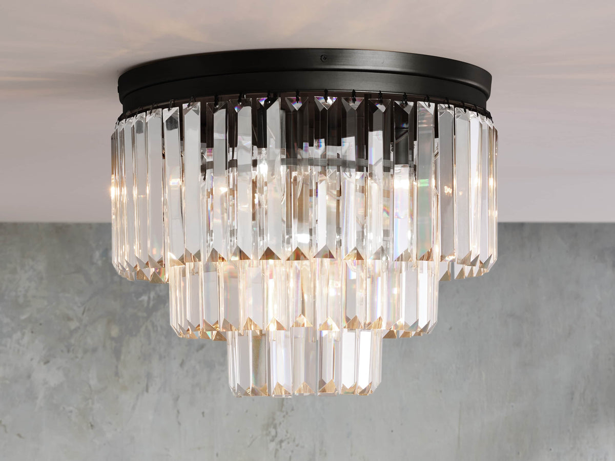 Leyland Prism Crystal Flush Mount