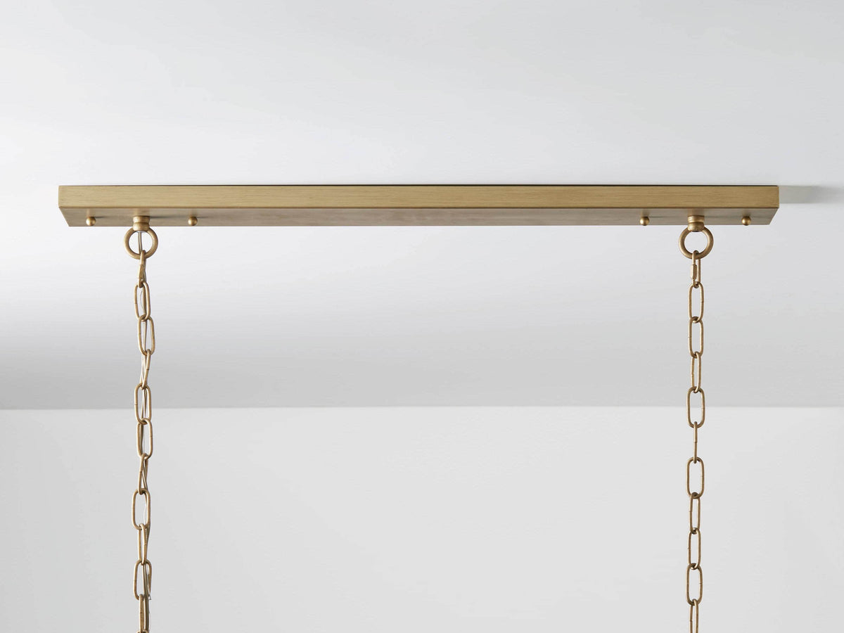 Leyland Prism Crystal Tiered Rectangular Chandelier