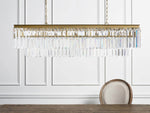 Leyland Prism Crystal Tiered Rectangular Chandelier