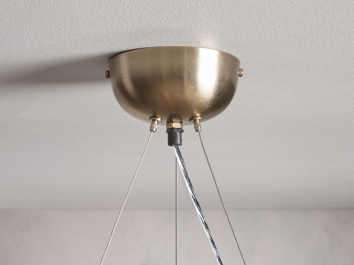 Jeunet Modern Glass Round Chandelier