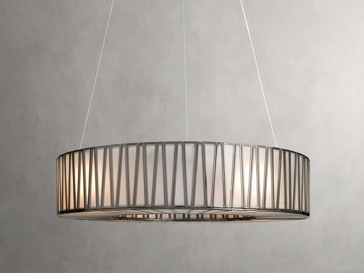 Jeunet Modern Glass Round Chandelier