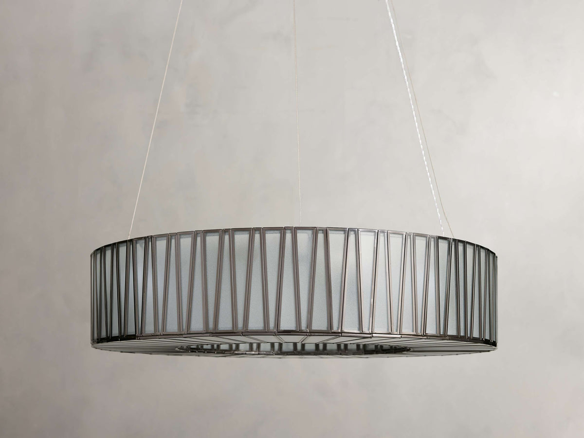 Jeunet Modern Glass Round Chandelier