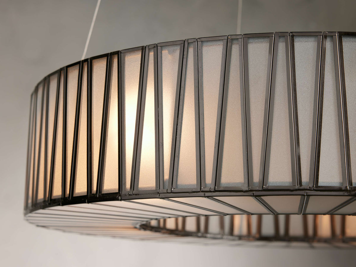 Jeunet Modern Glass Round Chandelier