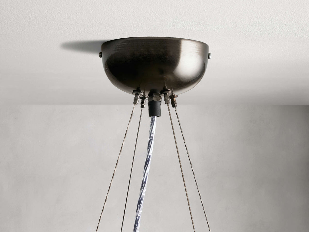 Jeunet Modern Glass Round Chandelier