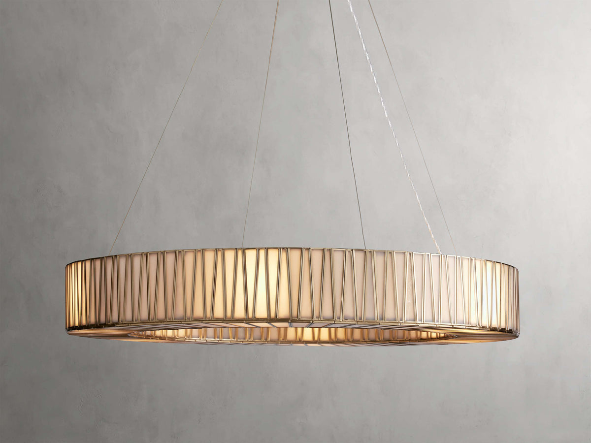 Jeunet Modern Glass Round Chandelier
