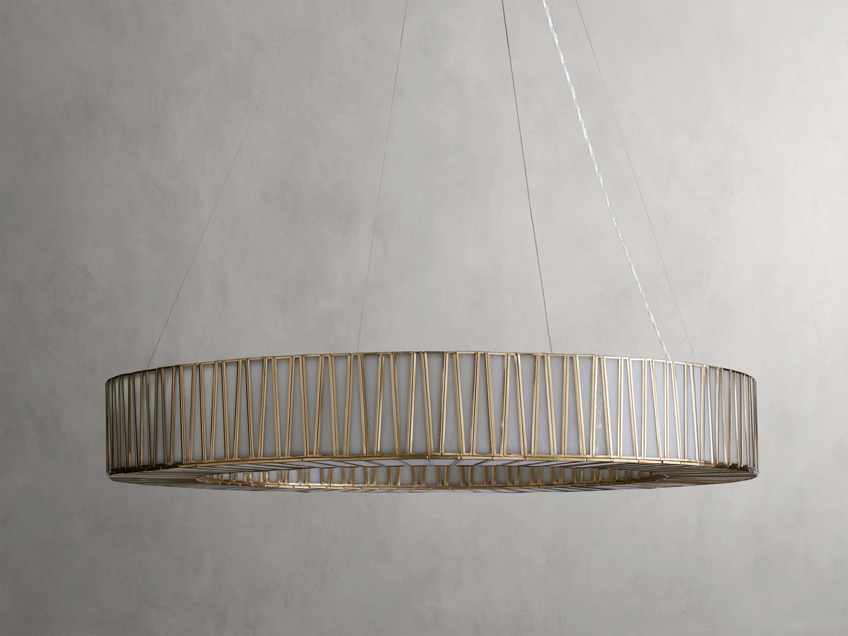 Jeunet Modern Glass Round Chandelier