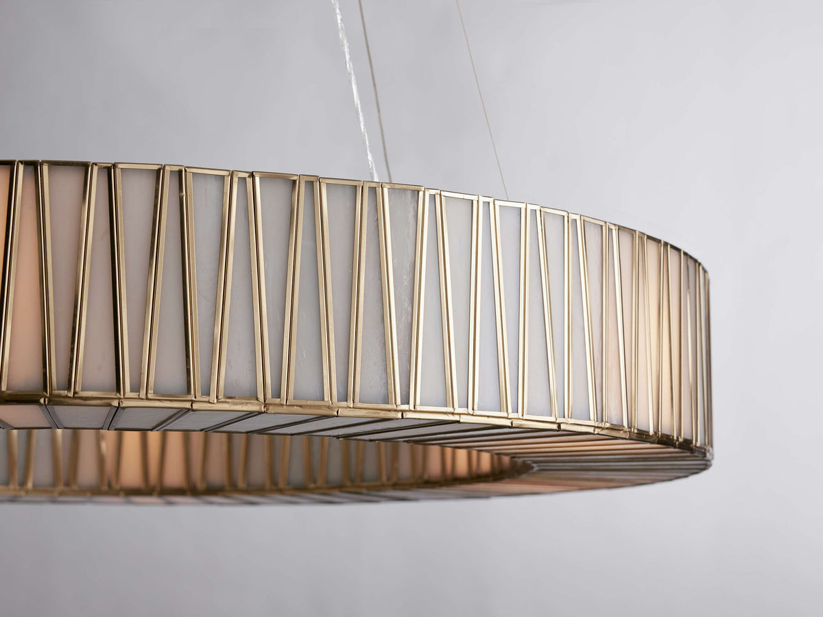 Jeunet Modern Glass Round Chandelier