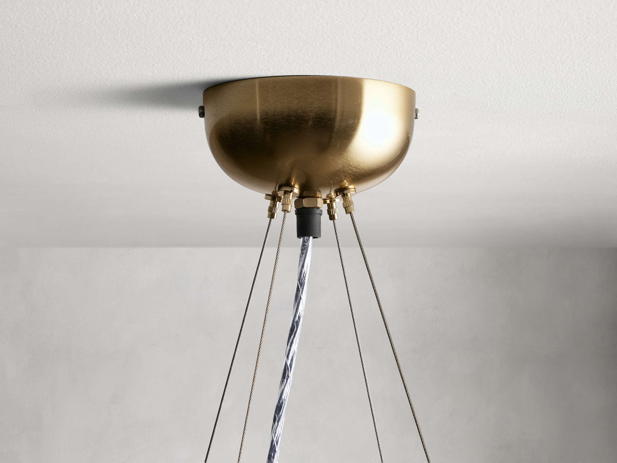 Jeunet Modern Glass Round Chandelier