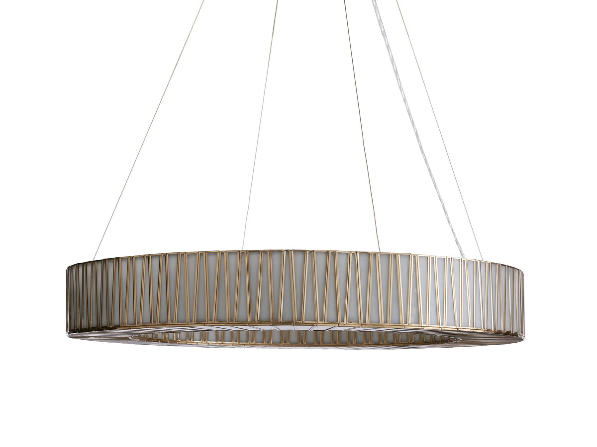 Jeunet Modern Glass Round Chandelier