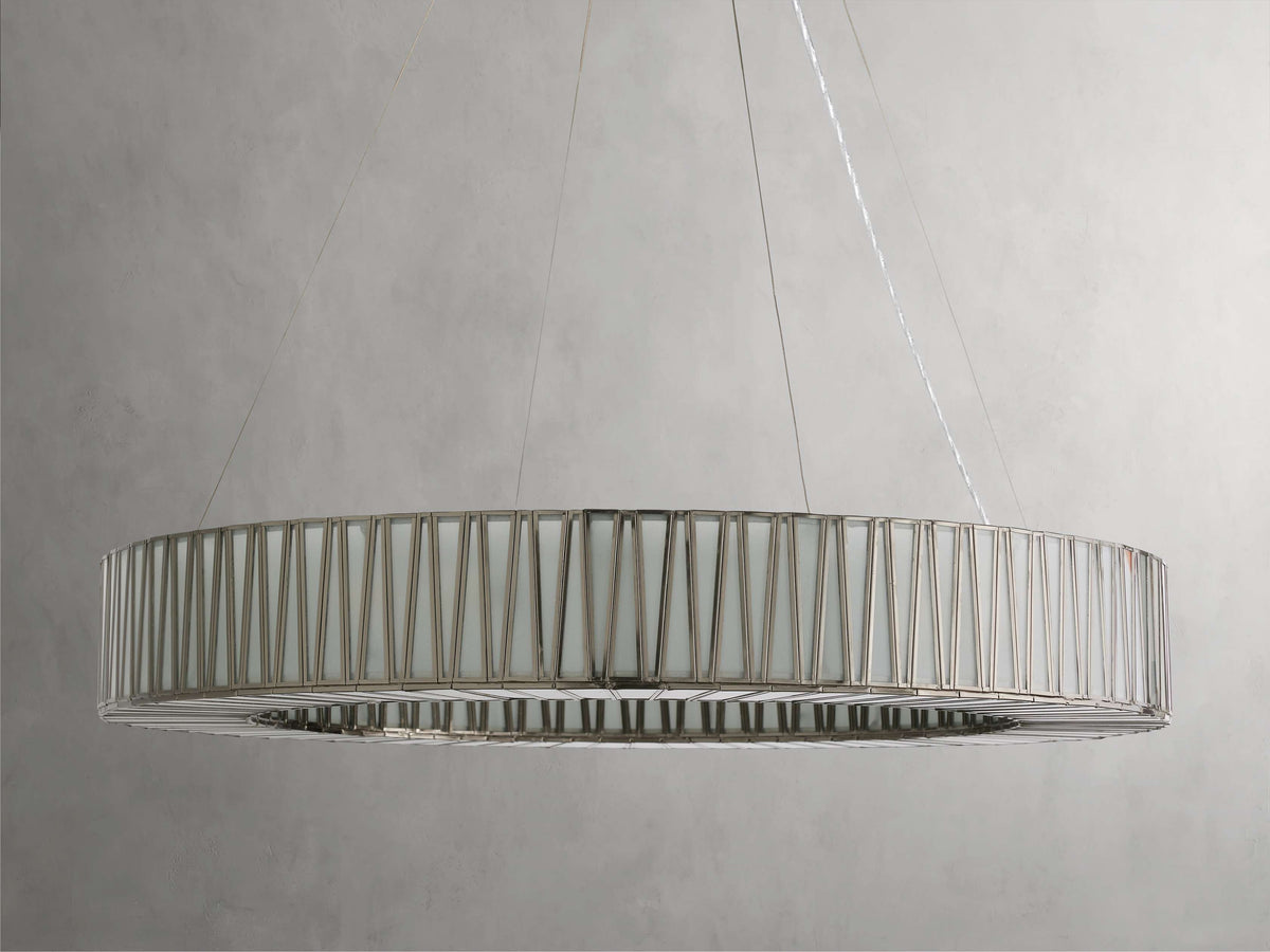Jeunet Modern Glass Round Chandelier