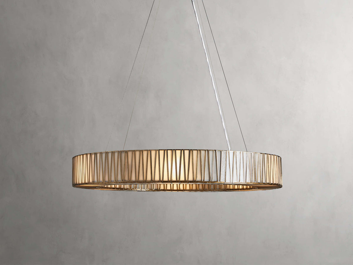 Jeunet Modern Glass Round Chandelier
