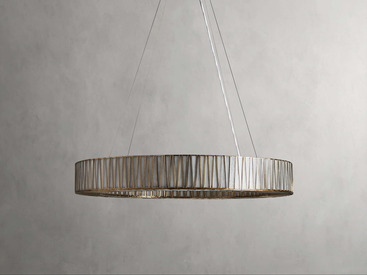 Jeunet Modern Glass Round Chandelier