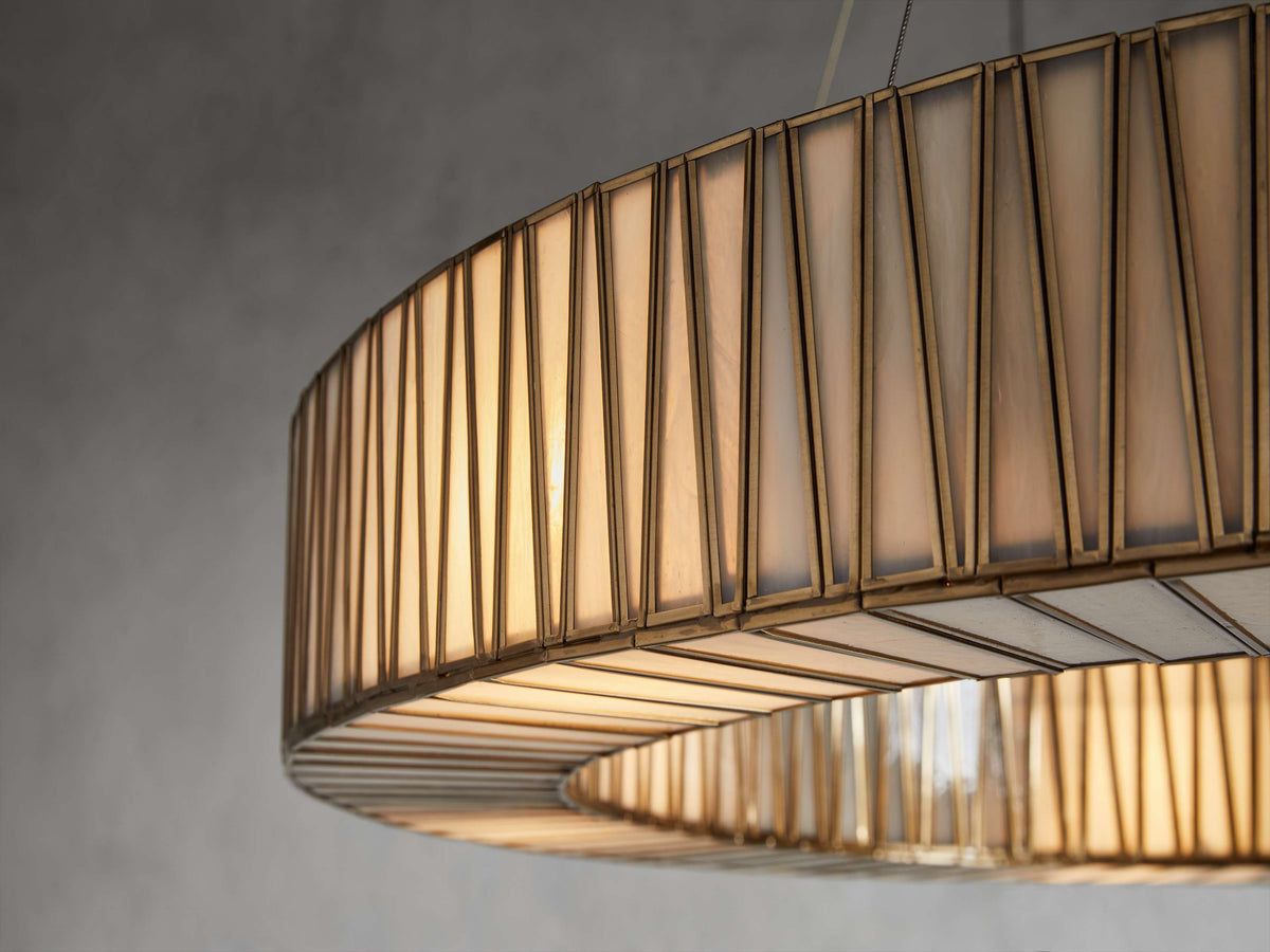 Jeunet Modern Glass Round Chandelier