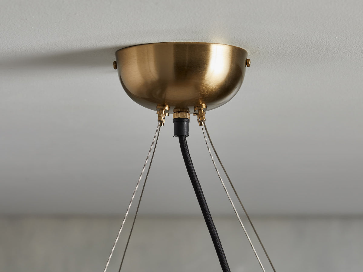 Jeunet Modern Glass Round Chandelier