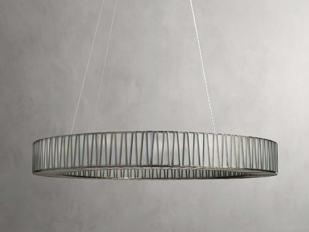 Jeunet Modern Glass Round Chandelier