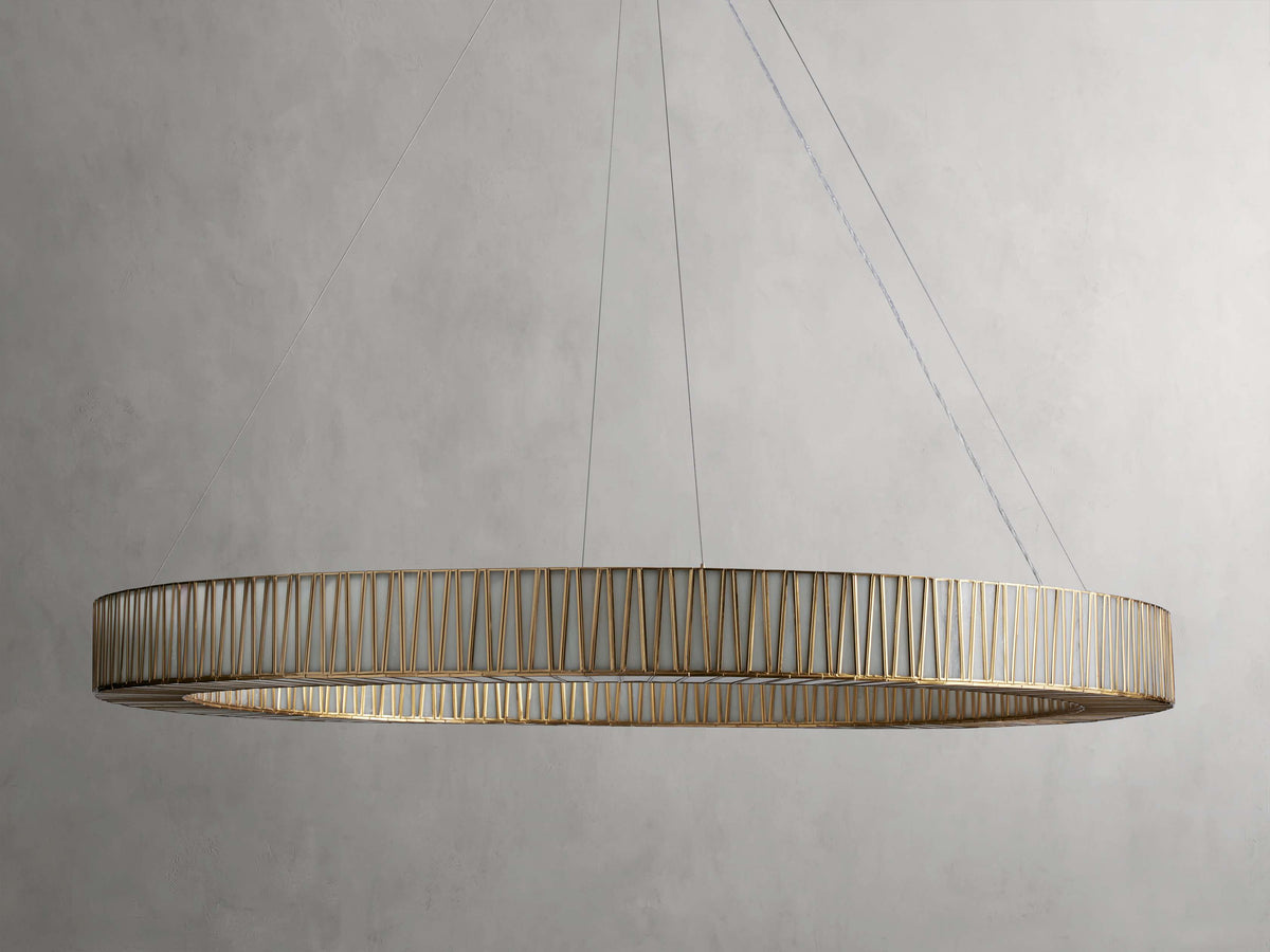 Jeunet Modern Glass Round Chandelier