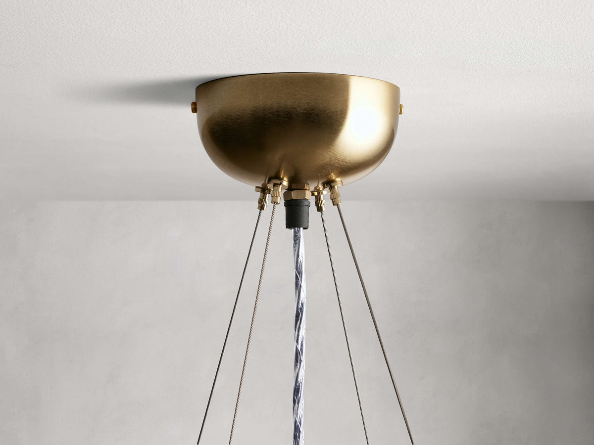 Jeunet Modern Glass Round Chandelier