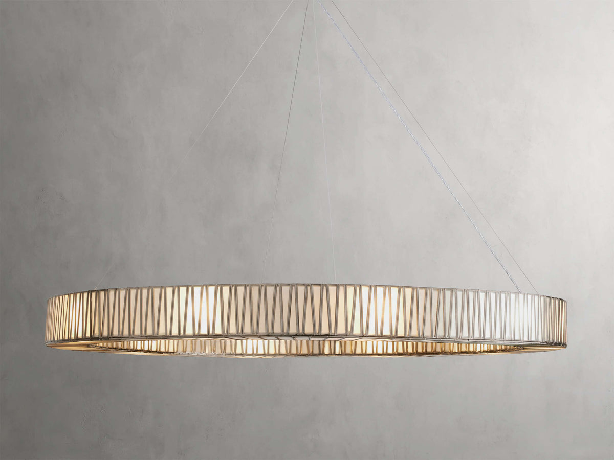 Jeunet Modern Glass Round Chandelier