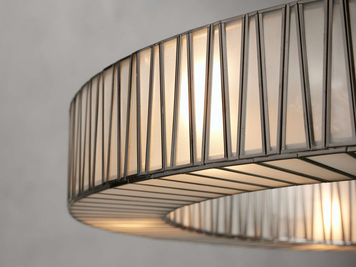Jeunet Modern Glass Round Chandelier