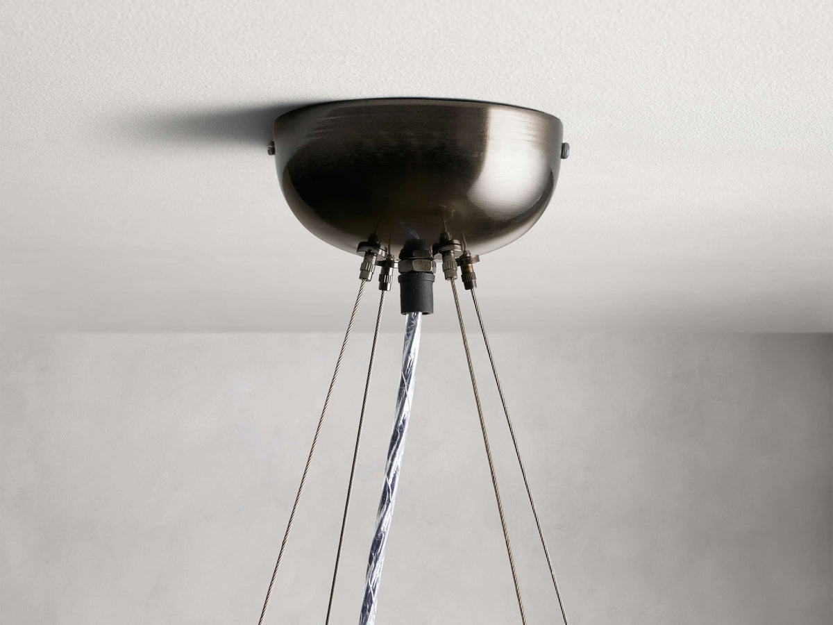 Jeunet Modern Glass Round Chandelier