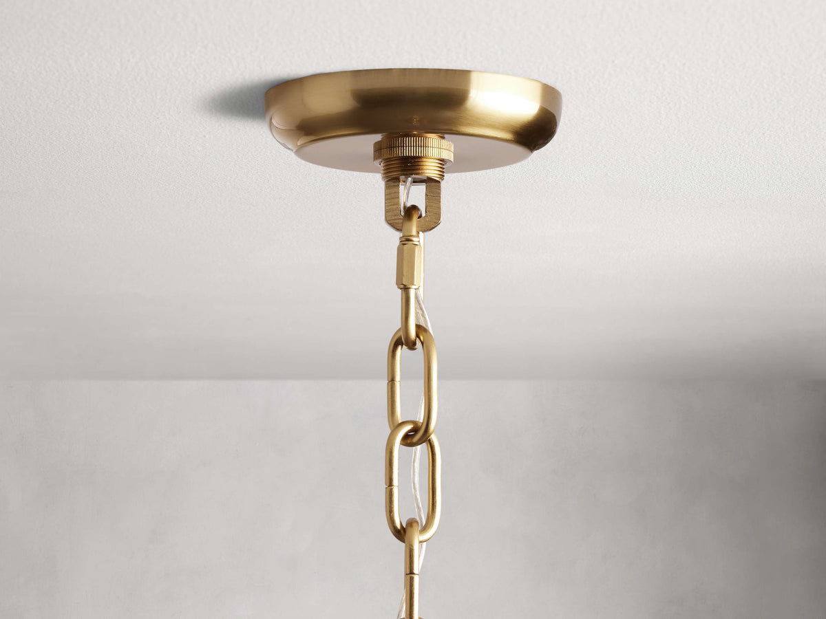 Amaya Luxe Crystal Round Chandelier