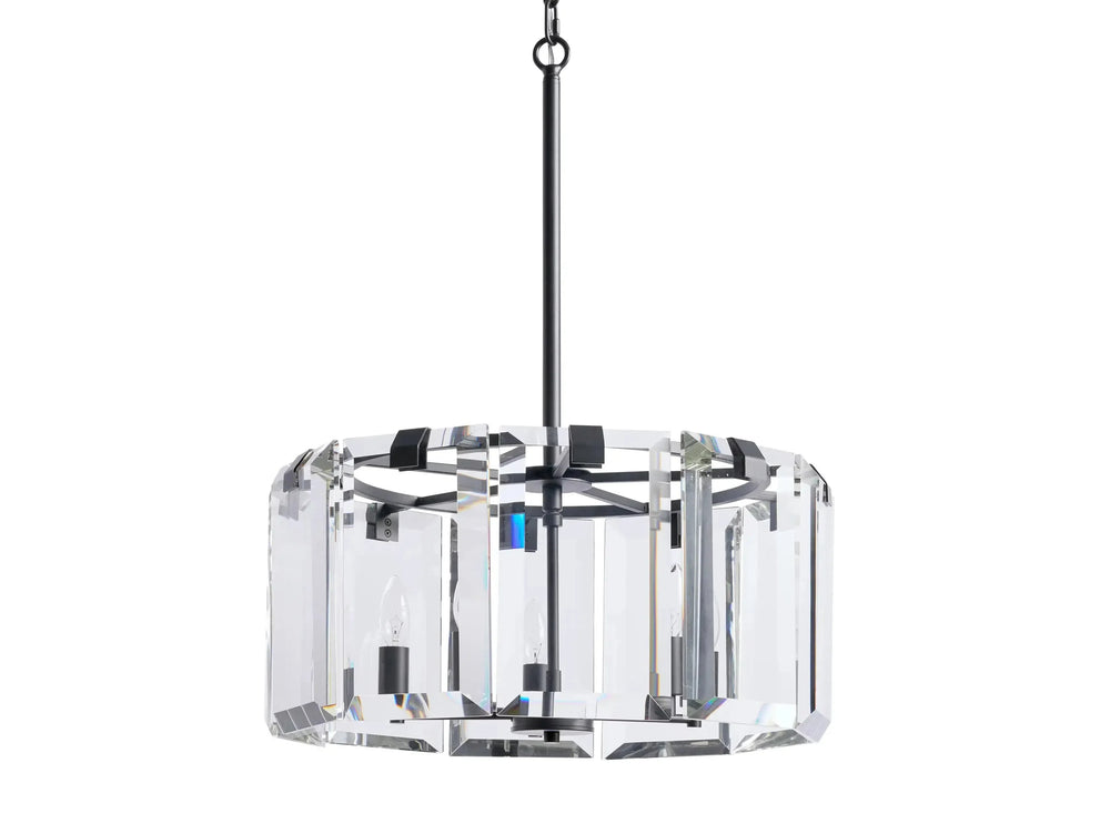 Amaya Luxe Crystal Round Chandelier