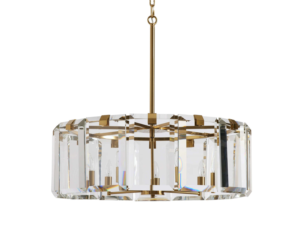 Amaya Luxe Crystal Round Chandelier