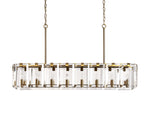 Amaya Luxe Crystal Rectangular Chandelier