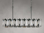 Amaya Luxe Crystal Rectangular Chandelier