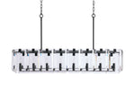 Amaya Luxe Crystal Rectangular Chandelier