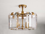 Amaya Luxe Crystal Round Flush Mount