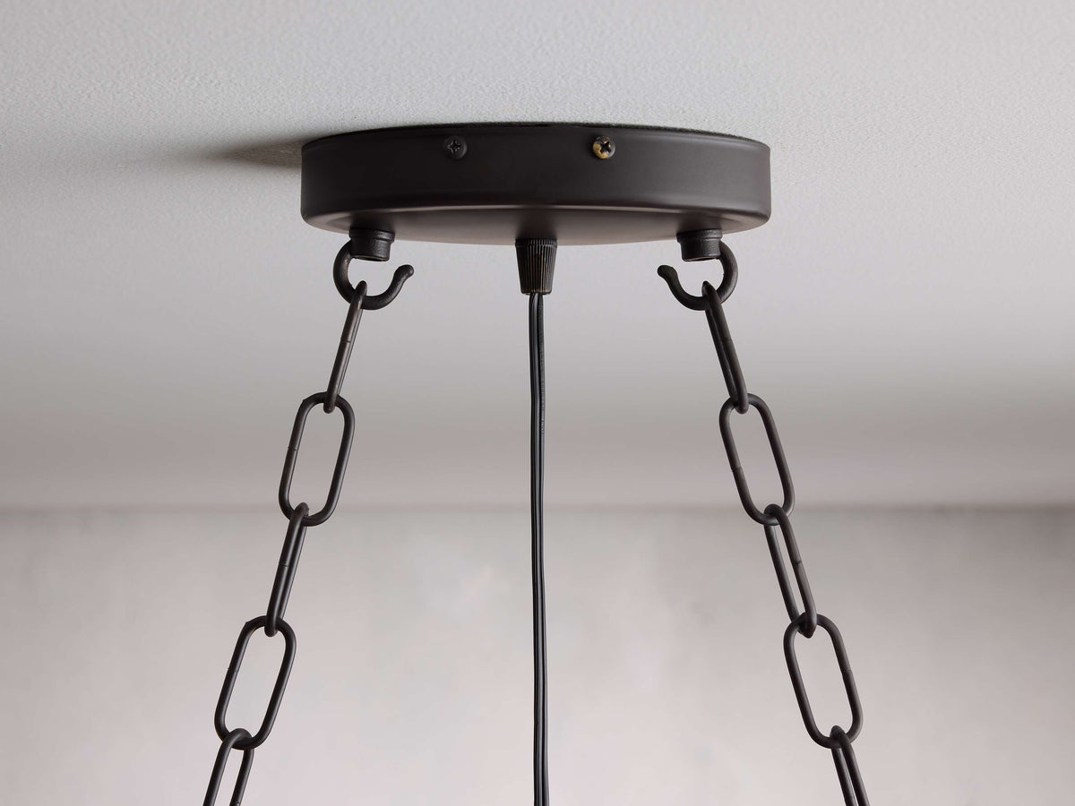 Aubrey Crystal Ball Rectangular Chandelier