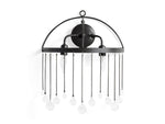 Aubrey Crystal Ball Wall Sconce