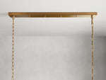Andreas Modern Glass Linear Chandelier