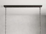 Andreas Modern Glass Linear Chandelier
