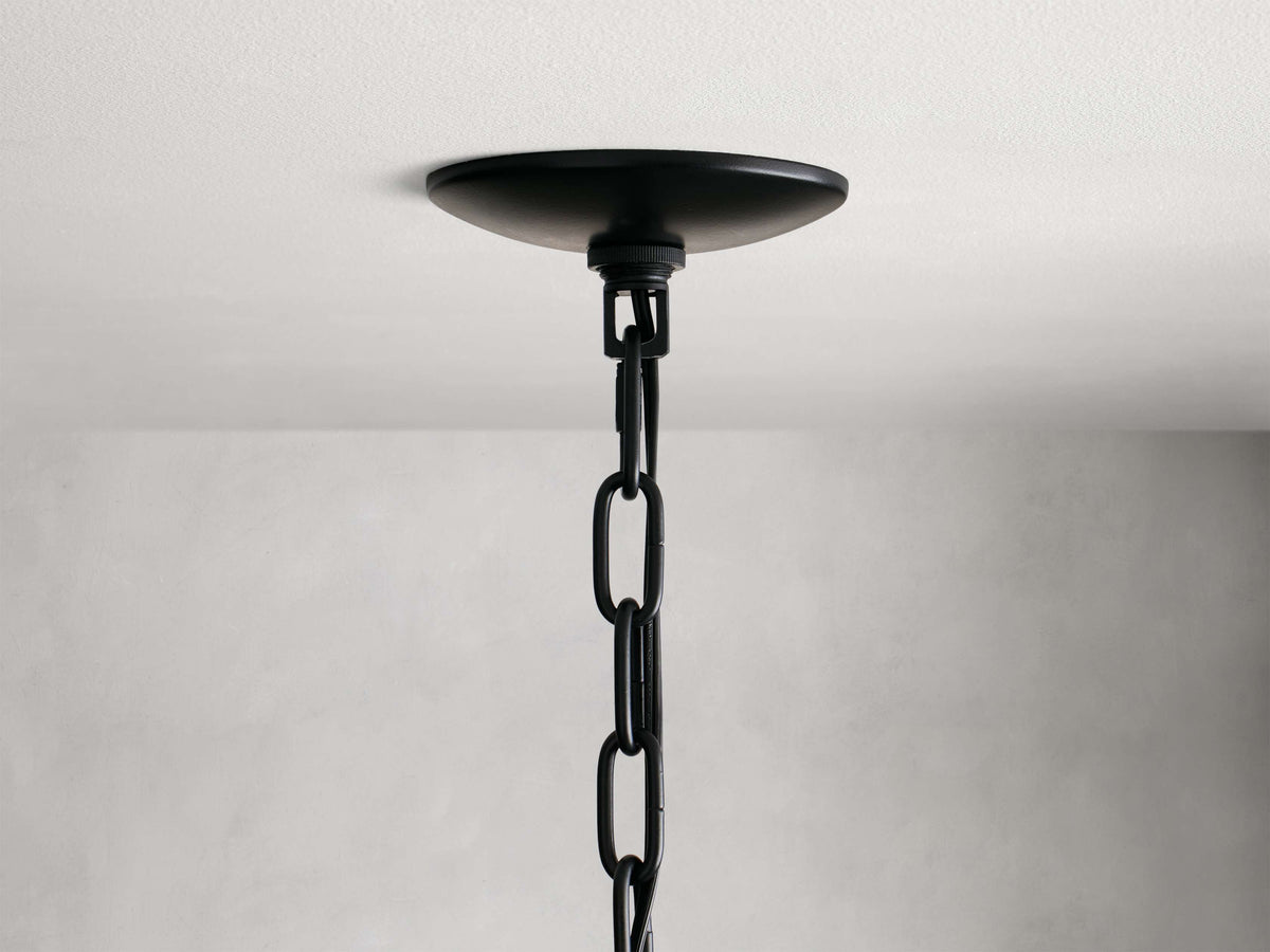 Paloma Handcrafted Rattan Tiered Chandelier